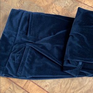 Banana republic velour pant suit size 6 black